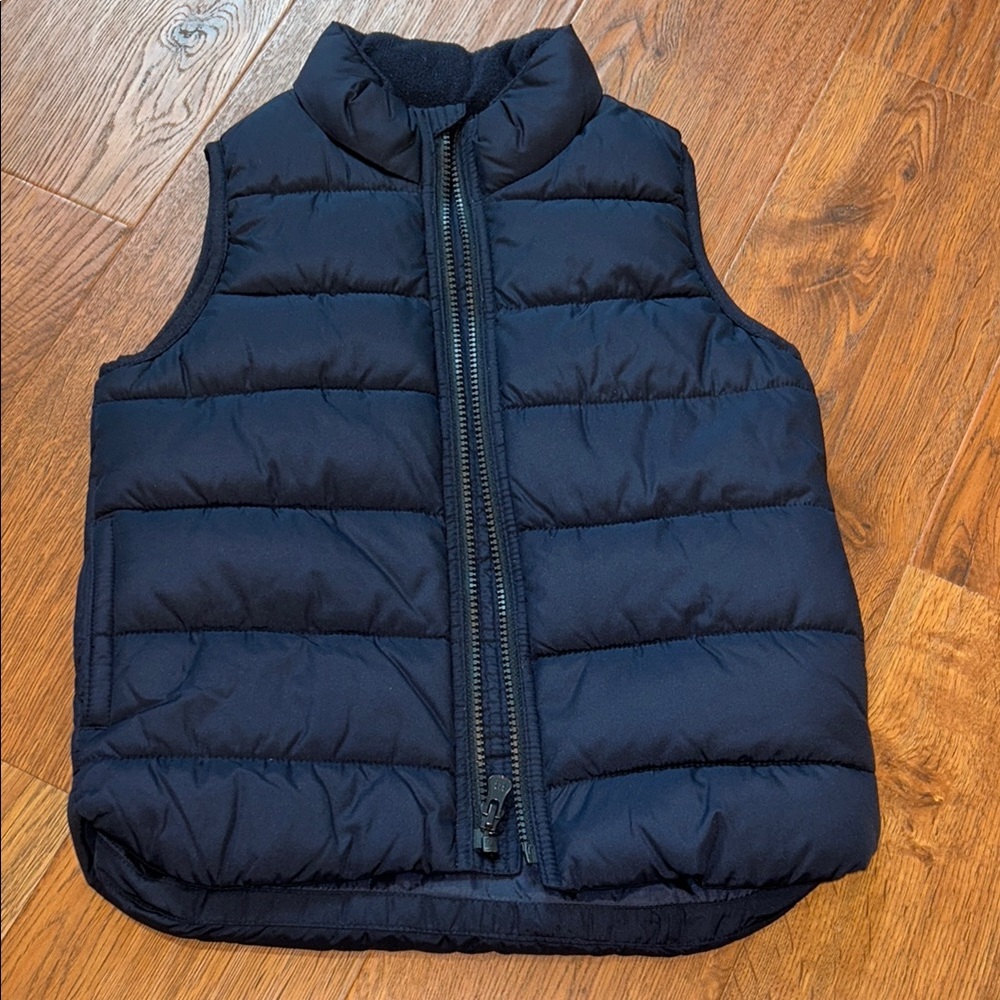 Kids Navy Puffer Vest